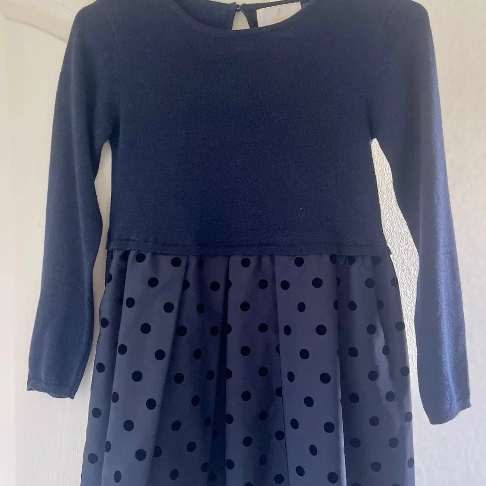 Navy Blue Jacadi Paris Kids Dress - Picture 1 of 4